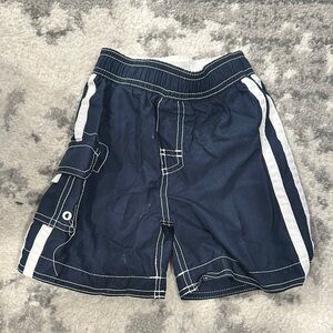 Navy Blue Boys swim trunks with White Accents The Children’s Place 24 months